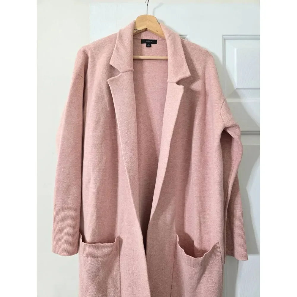 J. Crew Blossom Ella Sweater Blazer M, Pink
